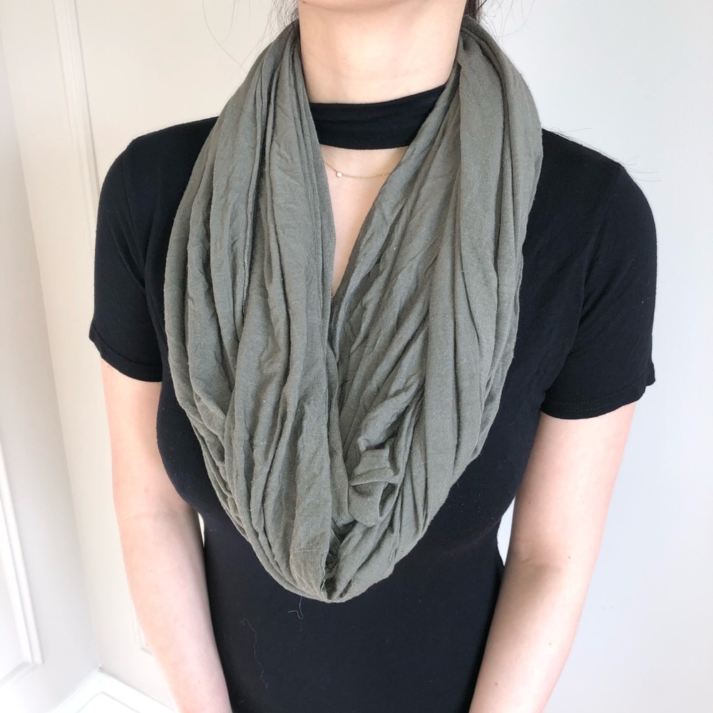 Olive brandy Melville infinity scarf